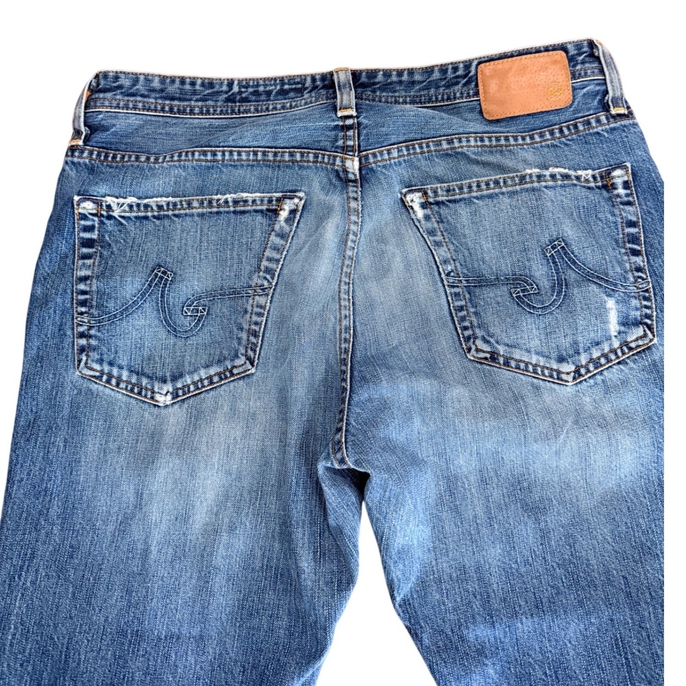 AG Adriano Goldschmied The Protege Straight Leg Mens Jeans Blue Size 34 USA Made - Picture 11 of 11